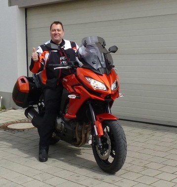 Oberschenkelamputiert Motorrad